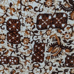 SALE Vintage 1970s Hawaiian Fabric TIKI MAXI DRESS Empire Waist Cotton Barkcloth
