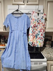 Lot 3 Sz 14W KsL RK Dress Blue Pink Flowers Purple, Ruffle Top 1 Nwts L