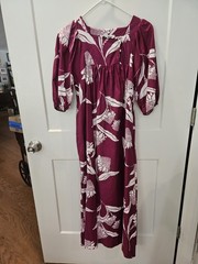 Vintage Hawaiian “Hilo Hattie” long dress, Size S, from 1970s