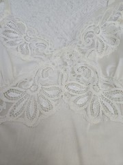Shadow Line Vintage Lacy Camisole Ivory Sz38 tank top Blouse/Dress Liner