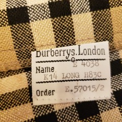Vintage Burberrys Nova Check Wool Skirt Waist 28″x 29″ Long Sz”K14 Long” England