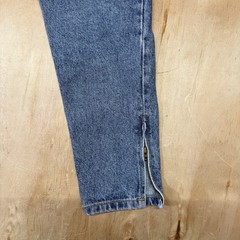 Vintage Guess Jeans Women 29 Blue Denim High Waist Zipper Ankle Made in USA