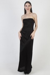 Vtg Perullo For Fred Perlberg Dress I Magnin Mid Century MCM 50s Evening Gown