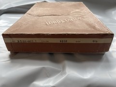 4 Pair NOS 60s 70s Women Nylon Stockings Lord & Taylor Original Box Receipt