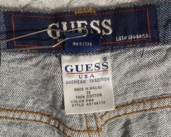 Vtg Y2K Guess USA Jean Women 32 Bootcut Flare Low Rise Center Stitch Grunge EUC