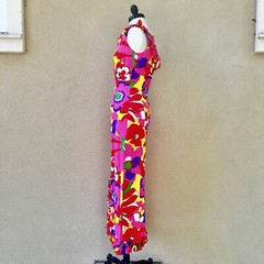 ALICE Polynesian Fashions 60’s 60s Vintage Ruffled Hawaiian Dress Holomu’u M