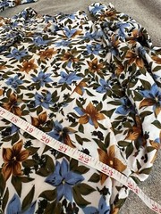 Vintage 90’s Nordstrom BRASS PLUM Floral Button Up Blouse Women’s Medium Rayon
