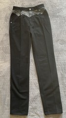 Vintage Lawman World Class Superior Fit High Waised Western Jeans Size 11 Black