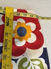 Vintage 60s 70s Skirt Over Shorts Skort Big Flower Groovy Jr Girl Woman Small