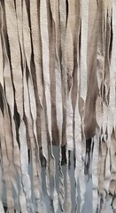 NWT Cedars Vintage Western Biege Leather Suede Fringe Dress Size 10