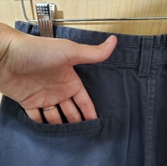Patagonia Womens Vtg 90s Navy Pleated High Rise Tapered Leg Cotton Chino Size 12