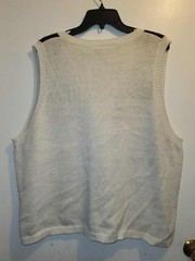 90’s Capacity Cardigan Sweater Vest 3XL Ice Skating Bears