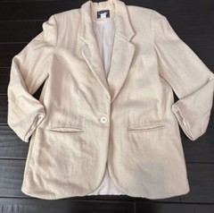 Best American Clothing Co. Womens Large Lined Jacket Wool Blend Vintage Yellow