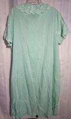 Vintage Charmode Nightgown Size 40-42 Long with Short Sleeves Mint