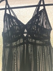 Torrid Lingerie Black Teddy