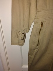 Vintage Khaki Jumpsuit Military Cargo Safari Style Medium 80’s 90’s Womens