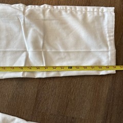 Vintage PIZZAZZ Pants High Waist 70s 80s White Made In USA 30×30