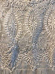 Vtg Wedding Dress Alfred Angelo Original by Edythe Vincent Floral 70s Size 10