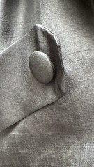 Shantung Silk Opera Coat Black 1950s Sz Medium Duster Pockets Vintage Whimsigoth