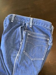 Vintage 1970s women’s Bon Worth denim mom jeans 11 27X31.5”