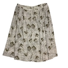 Vintage DALTON Floral skirt brown ILGWU 12 boho cottage core coquette 70’s retro