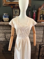 Vintage 1970’s Young Edwardian Beautiful Summer Maxi Dress XS / SM