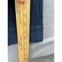 VTG American Eagle Pants Navy Blue Corduroy Wide Leg Button Fly Low Rise