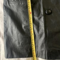 Vintage blazer Comint black leather double-breasted Blazer coat size M