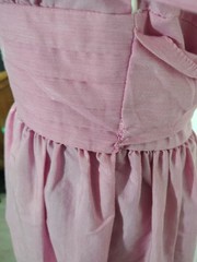 Vintage 60s 70s Pink Pinafore Midi Dress Goody Made in USA Size M / L (Fits…