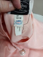Vintage 80s Skirt Set Pretty In Pink Peplum Belt Bow Puff Sleeve Pantagis Sz 12P