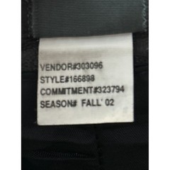 VINTAGE Y2K (2002) Low WaisteD 100% Black Leather Pants from Banana Republic 4