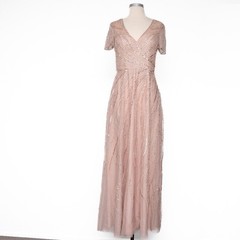 Xscape Beaded Chiffon A Line Gown