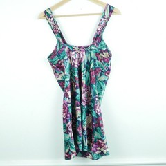 Vintage Satin Slipdress Moody Floral Bow Coquette Fairy Grunge Babydoll 90s S