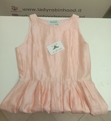 VINTAGE PINK SILK MIDI DRESS “MISCIÀ”