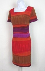 DRESS VTG 1960s 70s MOD DRESS BYER STUDIO OF CALIFORNIA SIZE 10