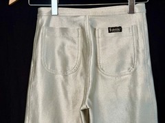 Vintage Frederick’s Of Hollywood Silver Spandex Disco Pants 1980s
