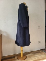 Vtg Women’s Wool Coat Trench Overcoat Size L UK14 US 10 VIP Petites