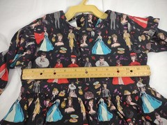 Vtg Barbie Fabric 90s Nicole Miller Original Girls 6x Dress tagged (A13)