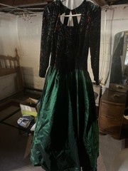 Vintage 1980’s Floral Print Evening Dress