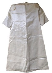 🔥 VTG 1960s Custom Catherine Chappell Ivory Satin Wedding Dress w/ Capelet