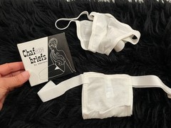 Vintage 2 Warner’s Chafeze Briefs Crotch Shields 108 White Size Average NIB