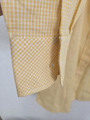 K-mart Vintage 70s Womens Yellow Button Up Dead Stock