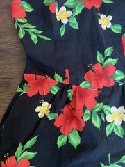 Vintage Hawaiian Short Romper Sunsuit Royal Creations Tiki Oasis Rockabilly