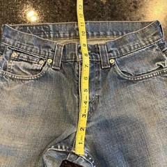 Levis 511 Skinny Blue Jeans Size 28×30 Distressed Red Tab Y2K Honeycomb 90s 200s