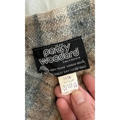 VTG 70s Patty Woodard California Women’s Wool Suit Dress