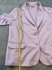 Vintage 80’s Sears Polyester Blazer And Pants Women’s Sz 42, 36 Lilac