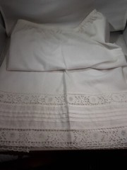 VINTAGE DEENA WHITE COTTON BLEND SIZE LARGE HALF SLIP STYLE 8112 – 25 USA