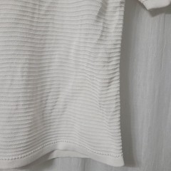 Vtg Bryn Connelly Sz Med Sweater Floral Ribbed Cottage Core Teacher School