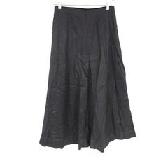 Antique 1890s John Wanamaker Black Wool Skirt Victorian Gothic Steampunk Sz S/M
