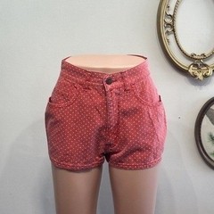Moschino Jeans Vintage Red Polka Dot Shorts